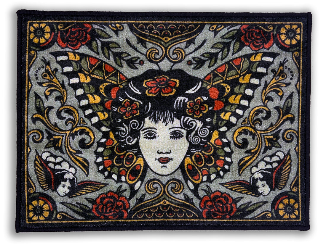 Girl Head Mat