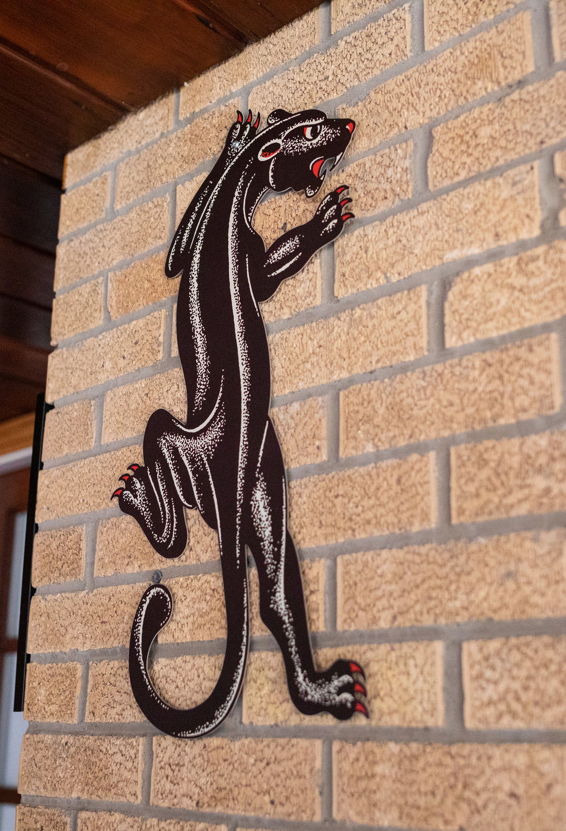 Tiger and Panther Metal Sign
