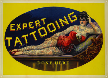Large Expert Tattooing Tapestry