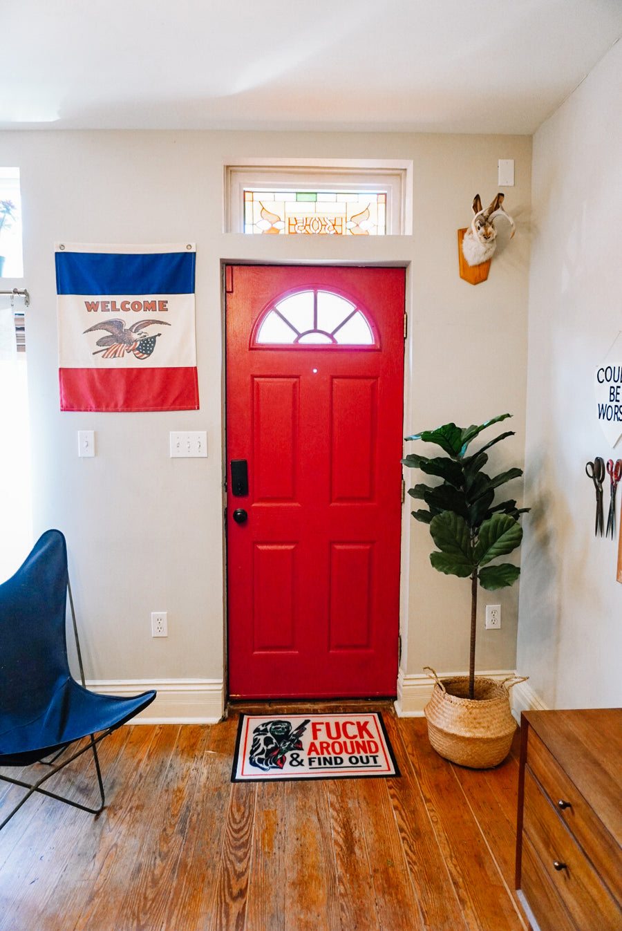 Vintage Welcome Banner