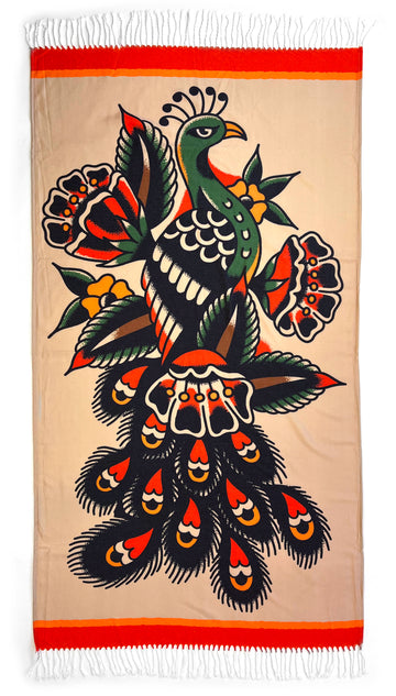 PEACOCK TURKISH TOWEL