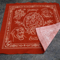Yellow Beak Press Red Bandana