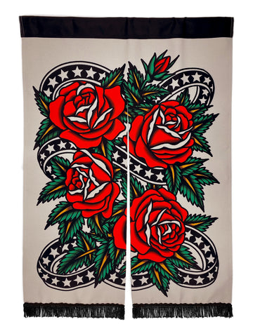 Rose Noren Doorway Curtain