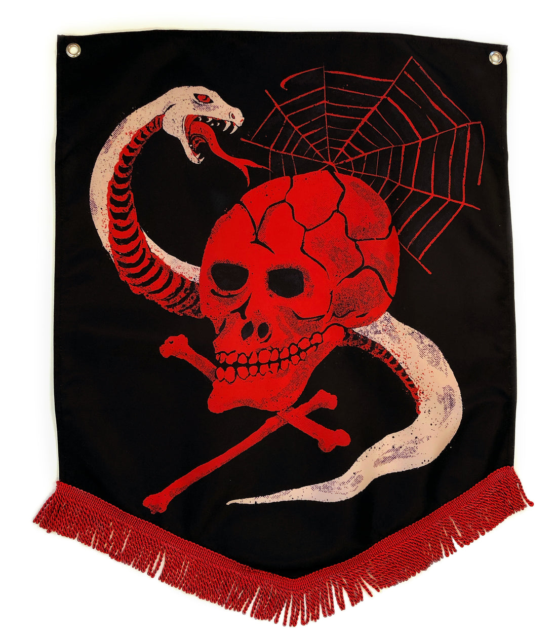 Skull and Snake Banner