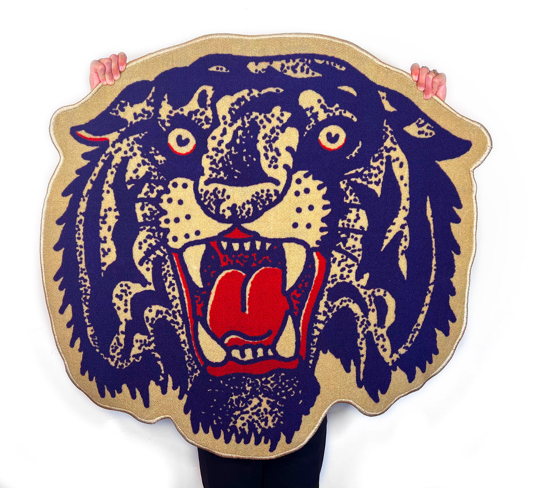 Tiger Head Rug