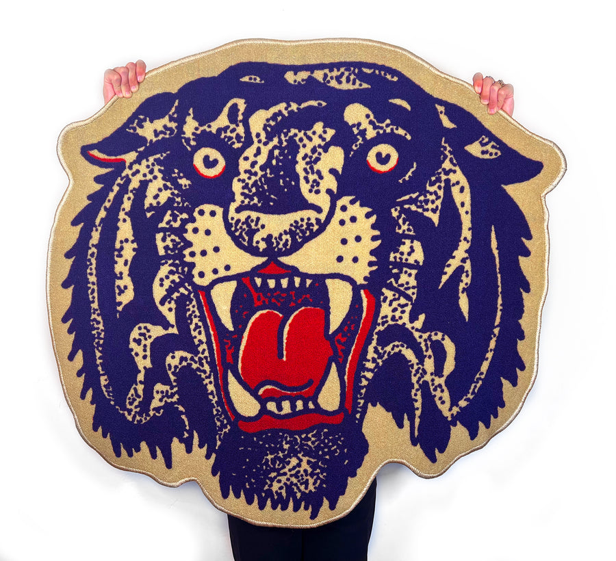 Tiger Head Rug