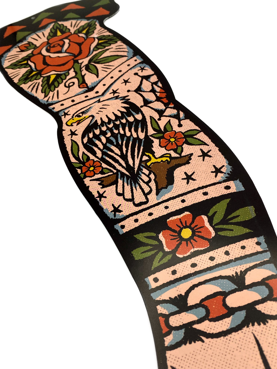 Tattooed Arms Metal Sign