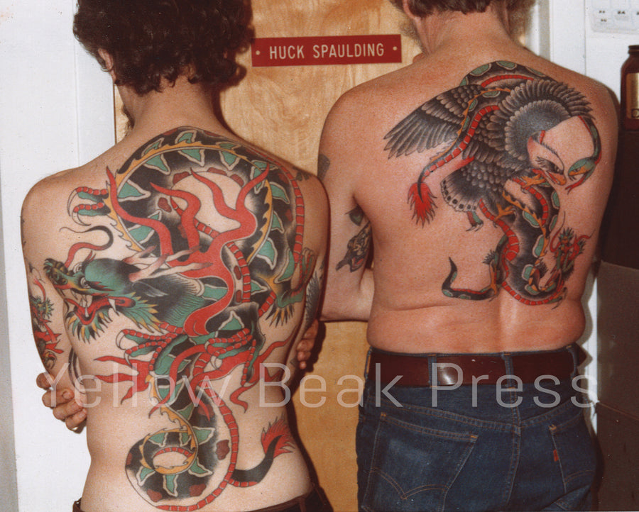 Vintage Huck Backpiece Duo Print
