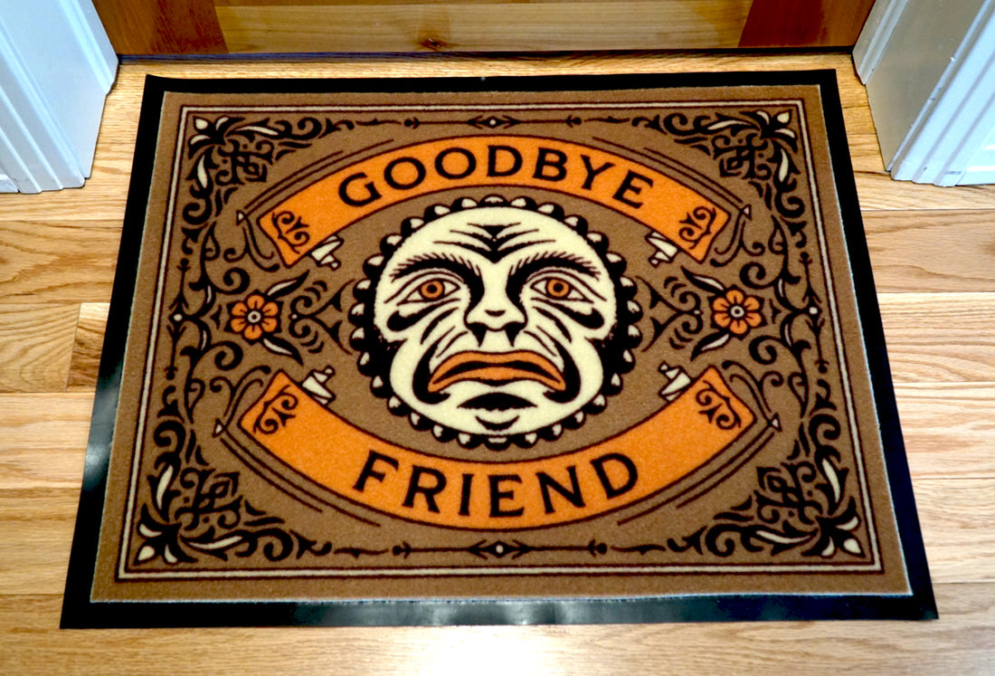 WELCOME STRANGER DOORMAT SET