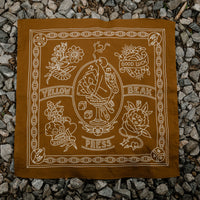 Yellow Beak Press Brown Bandana
