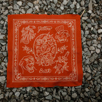 Yellow Beak Press Red Bandana